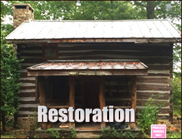 Historic Log Cabin Restoration  Dale County, Alabama